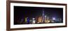 China 10MKm2 Collection - Shanghai Skyline with Oriental Pearl Tower at night-Philippe Hugonnard-Framed Photographic Print