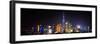 China 10MKm2 Collection - Shanghai Skyline with Oriental Pearl Tower at night-Philippe Hugonnard-Framed Photographic Print