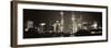 China 10MKm2 Collection - Shanghai Skyline with Oriental Pearl Tower at night-Philippe Hugonnard-Framed Photographic Print