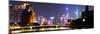 China 10MKm2 Collection - Shanghai Skyline with Oriental Pearl Tower at night-Philippe Hugonnard-Mounted Photographic Print