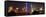 China 10MKm2 Collection - Shanghai Skyline with Oriental Pearl Tower at night-Philippe Hugonnard-Framed Stretched Canvas