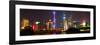 China 10MKm2 Collection - Shanghai Skyline with Oriental Pearl Tower at night-Philippe Hugonnard-Framed Photographic Print