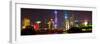 China 10MKm2 Collection - Shanghai Skyline with Oriental Pearl Tower at night-Philippe Hugonnard-Framed Premium Photographic Print