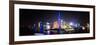 China 10MKm2 Collection - Shanghai Skyline with Oriental Pearl Tower at night-Philippe Hugonnard-Framed Photographic Print