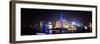 China 10MKm2 Collection - Shanghai Skyline with Oriental Pearl Tower at night-Philippe Hugonnard-Framed Photographic Print