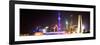 China 10MKm2 Collection - Shanghai Skyline with Oriental Pearl Tower at night-Philippe Hugonnard-Framed Photographic Print