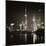 China 10MKm2 Collection - Shanghai Skyline with Oriental Pearl Tower at night-Philippe Hugonnard-Mounted Photographic Print