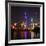 China 10MKm2 Collection - Shanghai Skyline with Oriental Pearl Tower at night-Philippe Hugonnard-Framed Photographic Print