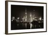 China 10MKm2 Collection - Shanghai Skyline with Oriental Pearl Tower at night-Philippe Hugonnard-Framed Photographic Print