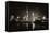 China 10MKm2 Collection - Shanghai Skyline with Oriental Pearl Tower at night-Philippe Hugonnard-Framed Stretched Canvas