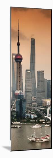 China 10MKm2 Collection - Shanghai Skyline with Oriental Pearl Tower-Philippe Hugonnard-Mounted Photographic Print