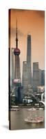 China 10MKm2 Collection - Shanghai Skyline with Oriental Pearl Tower-Philippe Hugonnard-Stretched Canvas