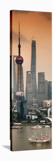 China 10MKm2 Collection - Shanghai Skyline with Oriental Pearl Tower-Philippe Hugonnard-Stretched Canvas