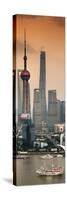 China 10MKm2 Collection - Shanghai Skyline with Oriental Pearl Tower-Philippe Hugonnard-Stretched Canvas