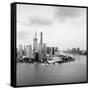 China 10MKm2 Collection - Shanghai Skyline with Oriental Pearl Tower-Philippe Hugonnard-Framed Stretched Canvas