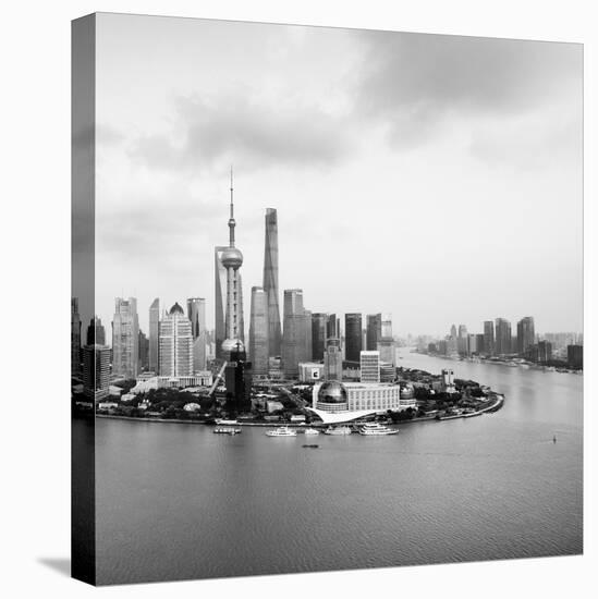 China 10MKm2 Collection - Shanghai Skyline with Oriental Pearl Tower-Philippe Hugonnard-Stretched Canvas