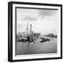 China 10MKm2 Collection - Shanghai Skyline with Oriental Pearl Tower-Philippe Hugonnard-Framed Photographic Print