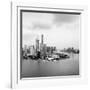 China 10MKm2 Collection - Shanghai Skyline with Oriental Pearl Tower-Philippe Hugonnard-Framed Photographic Print