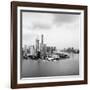 China 10MKm2 Collection - Shanghai Skyline with Oriental Pearl Tower-Philippe Hugonnard-Framed Photographic Print