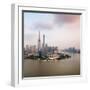 China 10MKm2 Collection - Shanghai Skyline with Oriental Pearl Tower-Philippe Hugonnard-Framed Photographic Print