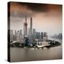 China 10MKm2 Collection - Shanghai Skyline with Oriental Pearl Tower-Philippe Hugonnard-Stretched Canvas