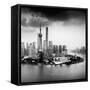 China 10MKm2 Collection - Shanghai Skyline with Oriental Pearl Tower-Philippe Hugonnard-Framed Stretched Canvas