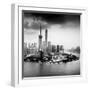 China 10MKm2 Collection - Shanghai Skyline with Oriental Pearl Tower-Philippe Hugonnard-Framed Photographic Print