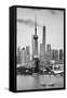 China 10MKm2 Collection - Shanghai Skyline with Oriental Pearl Tower-Philippe Hugonnard-Framed Stretched Canvas