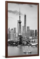 China 10MKm2 Collection - Shanghai Skyline with Oriental Pearl Tower-Philippe Hugonnard-Framed Photographic Print