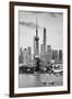 China 10MKm2 Collection - Shanghai Skyline with Oriental Pearl Tower-Philippe Hugonnard-Framed Premium Photographic Print