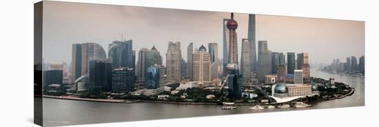 China 10MKm2 Collection - Shanghai Skyline with Oriental Pearl Tower-Philippe Hugonnard-Stretched Canvas