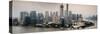 China 10MKm2 Collection - Shanghai Skyline with Oriental Pearl Tower-Philippe Hugonnard-Stretched Canvas