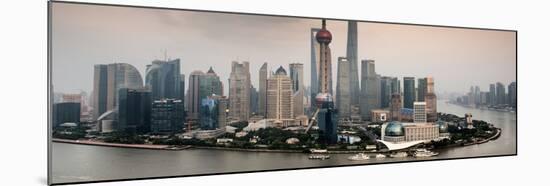 China 10MKm2 Collection - Shanghai Skyline with Oriental Pearl Tower-Philippe Hugonnard-Mounted Photographic Print