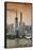 China 10MKm2 Collection - Shanghai Skyline with Oriental Pearl Tower-Philippe Hugonnard-Framed Photographic Print