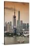 China 10MKm2 Collection - Shanghai Skyline with Oriental Pearl Tower-Philippe Hugonnard-Stretched Canvas