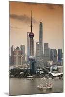 China 10MKm2 Collection - Shanghai Skyline with Oriental Pearl Tower-Philippe Hugonnard-Mounted Photographic Print