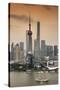 China 10MKm2 Collection - Shanghai Skyline with Oriental Pearl Tower-Philippe Hugonnard-Stretched Canvas