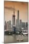 China 10MKm2 Collection - Shanghai Skyline with Oriental Pearl Tower-Philippe Hugonnard-Mounted Photographic Print