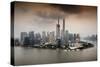 China 10MKm2 Collection - Shanghai Skyline with Oriental Pearl Tower-Philippe Hugonnard-Stretched Canvas