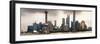 China 10MKm2 Collection - Shanghai Skyline with Oriental Pearl Tower-Philippe Hugonnard-Framed Photographic Print