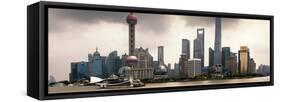 China 10MKm2 Collection - Shanghai Skyline with Oriental Pearl Tower-Philippe Hugonnard-Framed Stretched Canvas