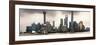 China 10MKm2 Collection - Shanghai Skyline with Oriental Pearl Tower-Philippe Hugonnard-Framed Photographic Print