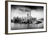 China 10MKm2 Collection - Shanghai Skyline with Oriental Pearl Tower-Philippe Hugonnard-Framed Photographic Print