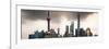 China 10MKm2 Collection - Shanghai Skyline with Oriental Pearl Tower-Philippe Hugonnard-Framed Photographic Print