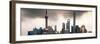 China 10MKm2 Collection - Shanghai Skyline with Oriental Pearl Tower-Philippe Hugonnard-Framed Photographic Print