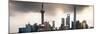 China 10MKm2 Collection - Shanghai Skyline with Oriental Pearl Tower-Philippe Hugonnard-Mounted Photographic Print