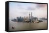 China 10MKm2 Collection - Shanghai Skyline with Oriental Pearl Tower-Philippe Hugonnard-Framed Stretched Canvas