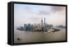 China 10MKm2 Collection - Shanghai Skyline with Oriental Pearl Tower-Philippe Hugonnard-Framed Stretched Canvas