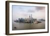 China 10MKm2 Collection - Shanghai Skyline with Oriental Pearl Tower-Philippe Hugonnard-Framed Photographic Print