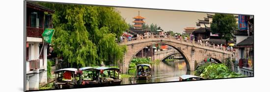 China 10MKm2 Collection - Shanghai Water Town - Qibao-Philippe Hugonnard-Mounted Photographic Print